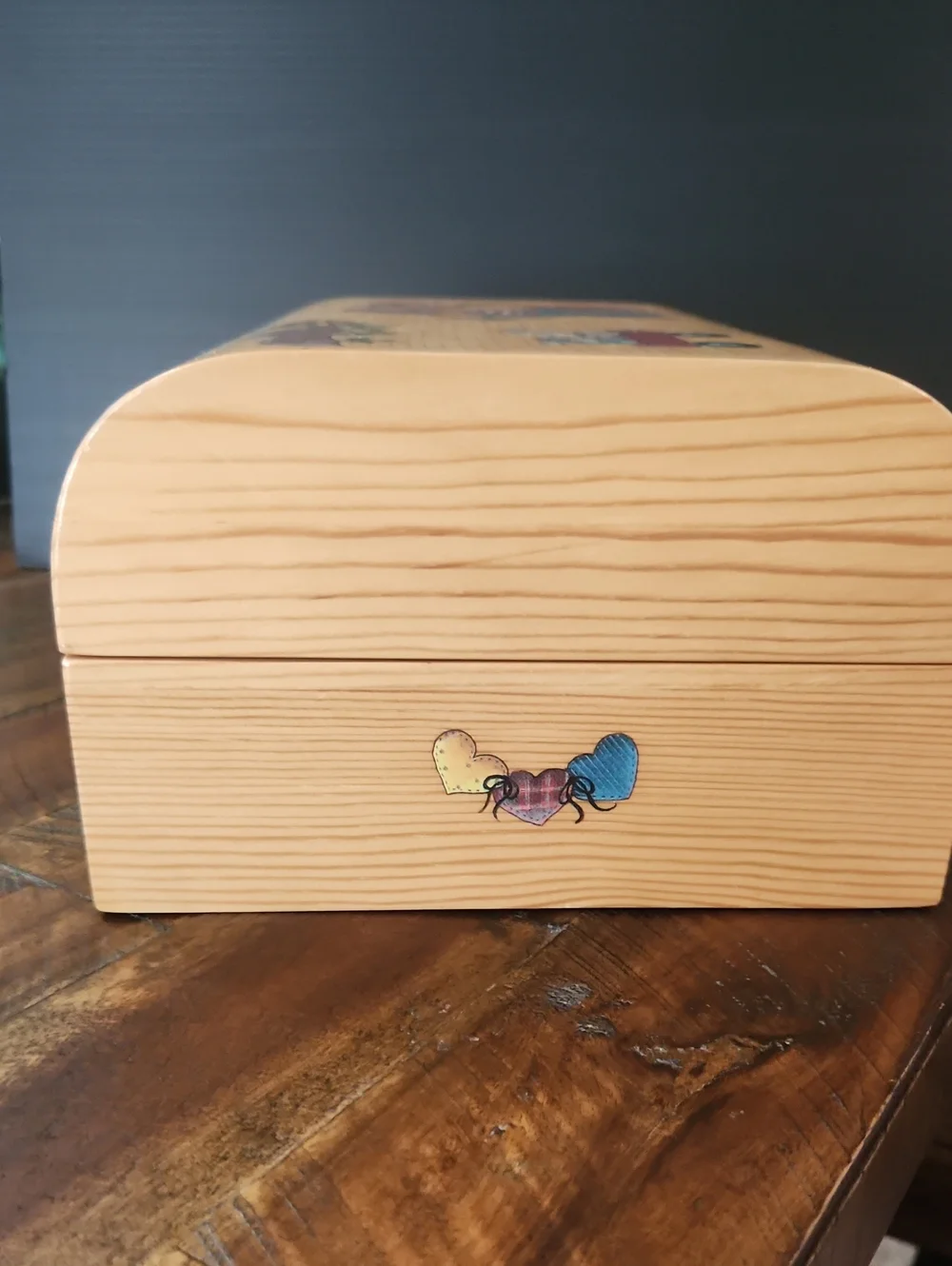 Wooden Friendship Keepsake Box - Natural Finish